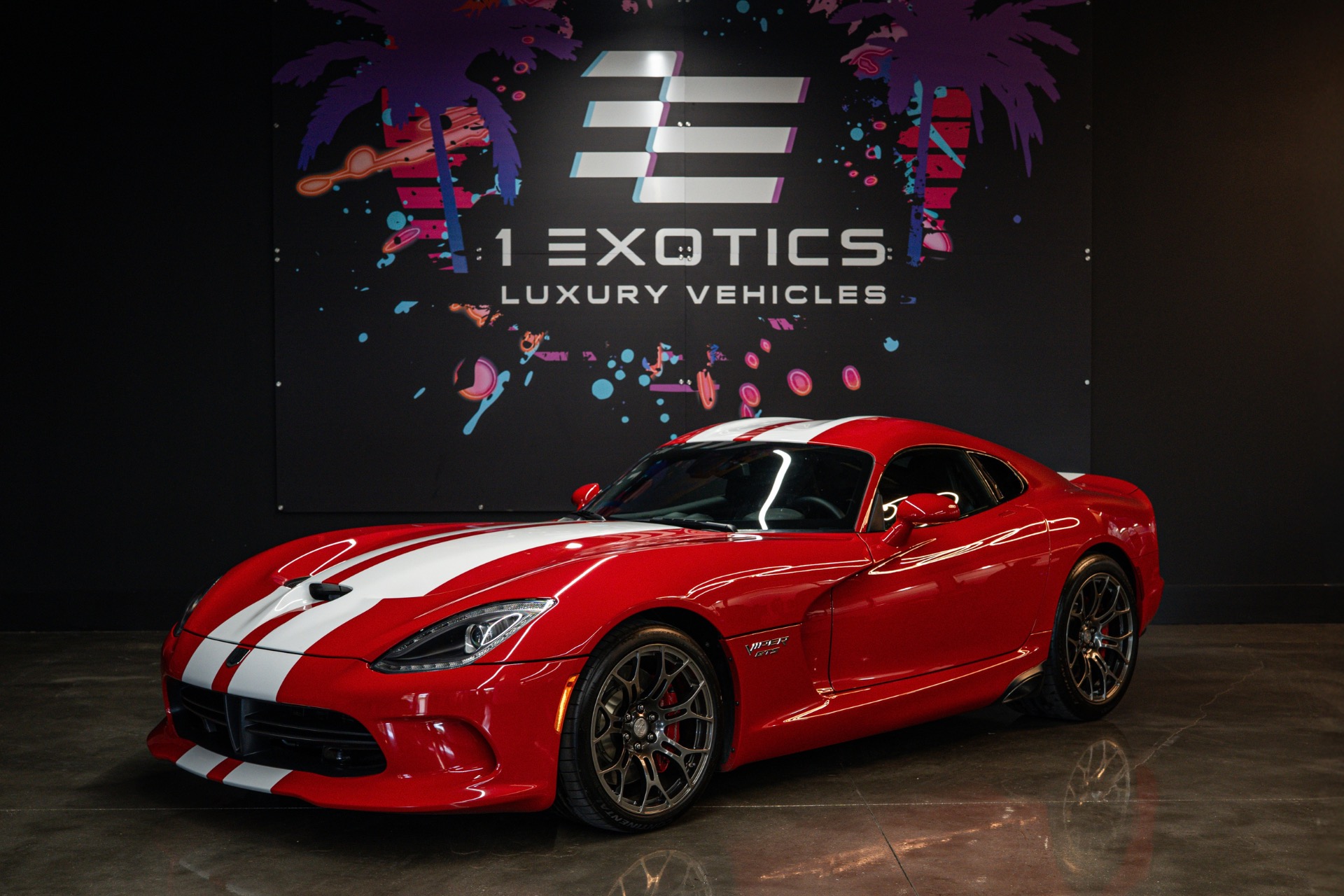 Adrenaline Red 2017 Dodge Viper GTS RWD Coupe Rear-Wheel Drive 6-Speed Manual