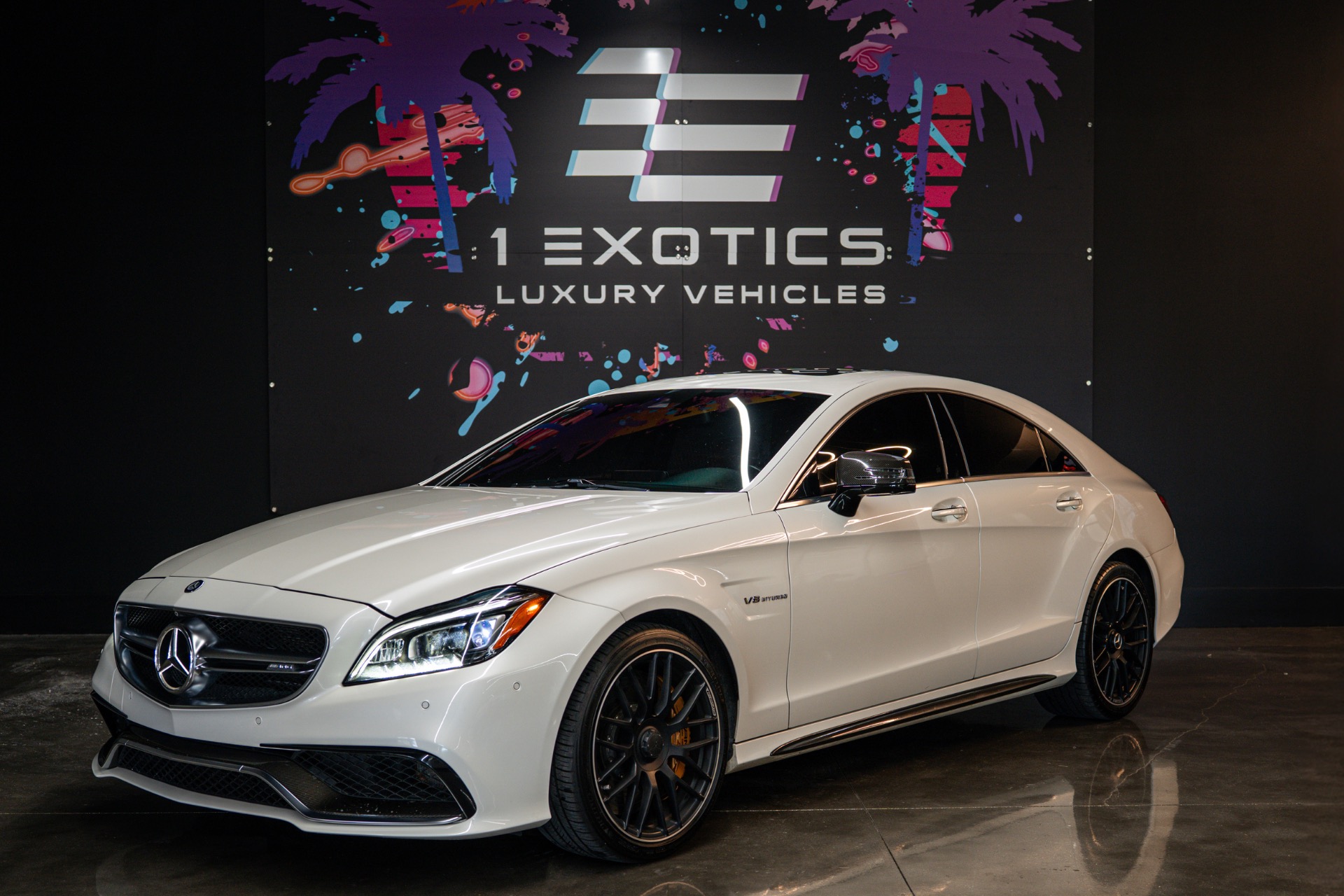 designo Diamond White Metallic 2016 Mercedes-Benz CLS Sedan All-Wheel Drive 7-Speed Automatic