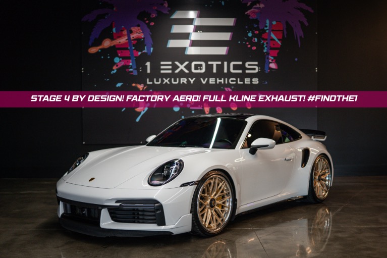 Used 2021 Porsche 911 Turbo S Coupe Stage 4 By Design! Factory Aero! Turbo Updrages! Kline Exhaust! Etc! for sale $267,813 at One Exotics Luxury Vehicles LLC in Tampa FL