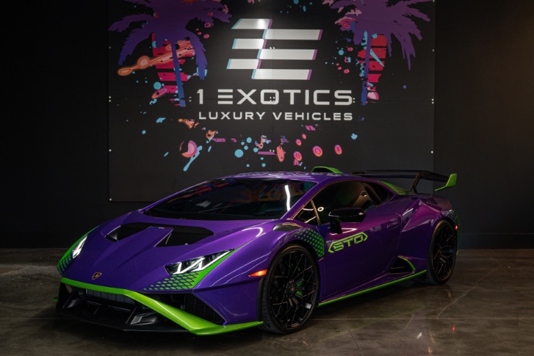 Used 2022 Lamborghini Huracan STO for sale $449,813 at One Exotics Luxury Vehicles LLC in Tampa FL