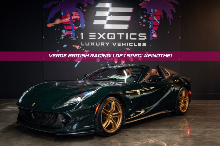 Used 2022 Ferrari 812 GTS British Racing Green! Huge MSRP! 1 of 1 Spec for sale $839,813 at One Exotics Luxury Vehicles LLC in Tampa FL
