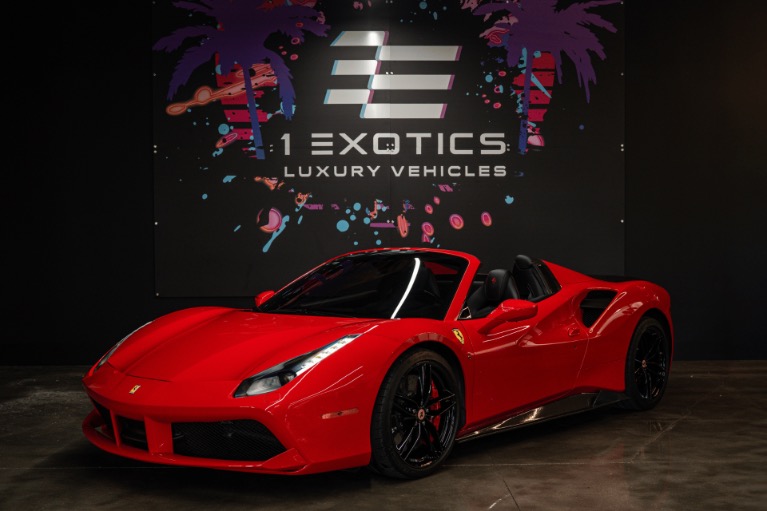 Used 2018 Ferrari 488 Spider Low Miles! PPF! Desired Rosso Corsa for sale $449,813 at One Exotics Luxury Vehicles LLC in Tampa FL