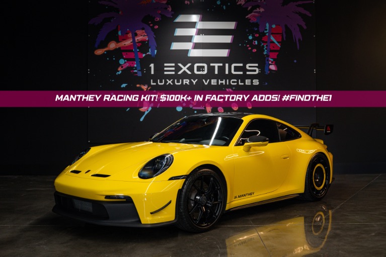 Used 2023 Porsche 911 GT3 MR Manthey Racing Package! $100k in adds From Porsche! PPF! Comfort Seats! for sale $289,813 at One Exotics Luxury Vehicles LLC in Tampa FL