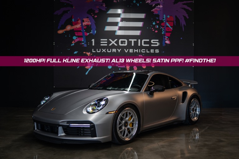 Used 2021 Porsche 911 Turbo S 1200hp! Kline Exhaust! PPF! Forged AL13 Wheels! Bilstein Suspension & More! for sale $269,813 at One Exotics Luxury Vehicles LLC in Tampa FL