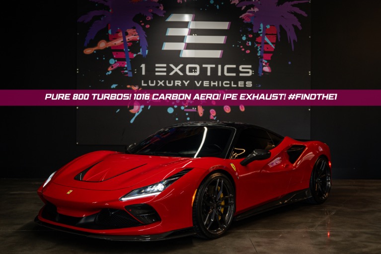 Used 2021 Ferrari F8 Tributo 1016 Full Carbon Aero! IPE Exhaust! ANRKY Wheels! Pure 800 Turbos! Loaded! for sale $459,813 at One Exotics Luxury Vehicles LLC in Tampa FL