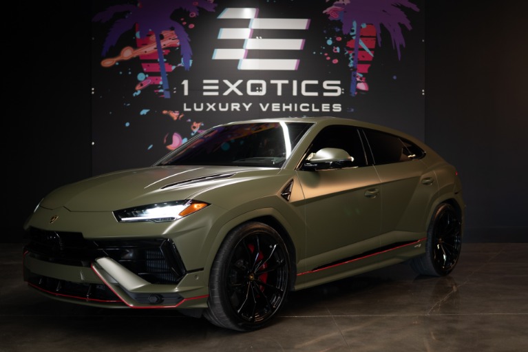 Used 2023 Lamborghini Urus S Rare Verde Turbine! Huge 324k MSRP! Full PPF! Carbon! Rear TVs! Loaded! for sale $267,813 at One Exotics Luxury Vehicles LLC in Tampa FL